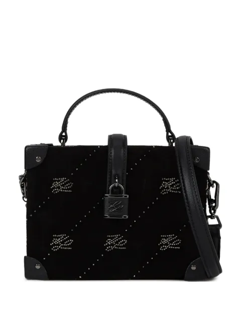Karl Lagerfeld K/Autograph padlock-detail trunk bag