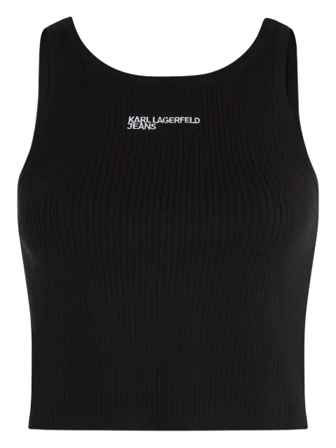 Karl Lagerfeld Jeans ribbed tank top