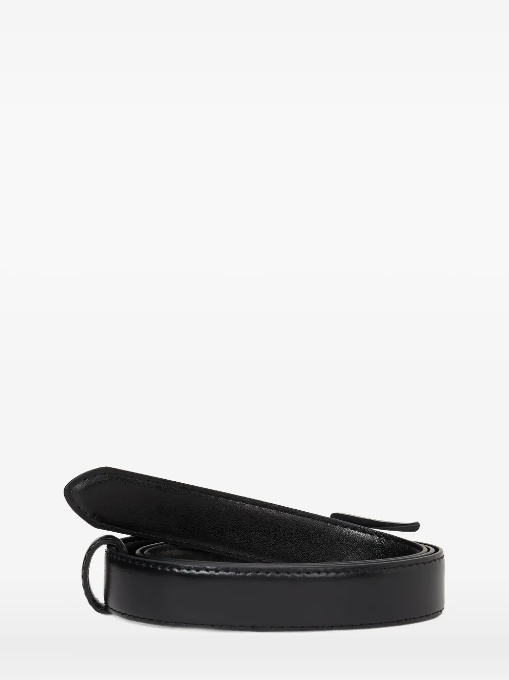 Karl Lagerfeld Logo-lettering Belt In Black