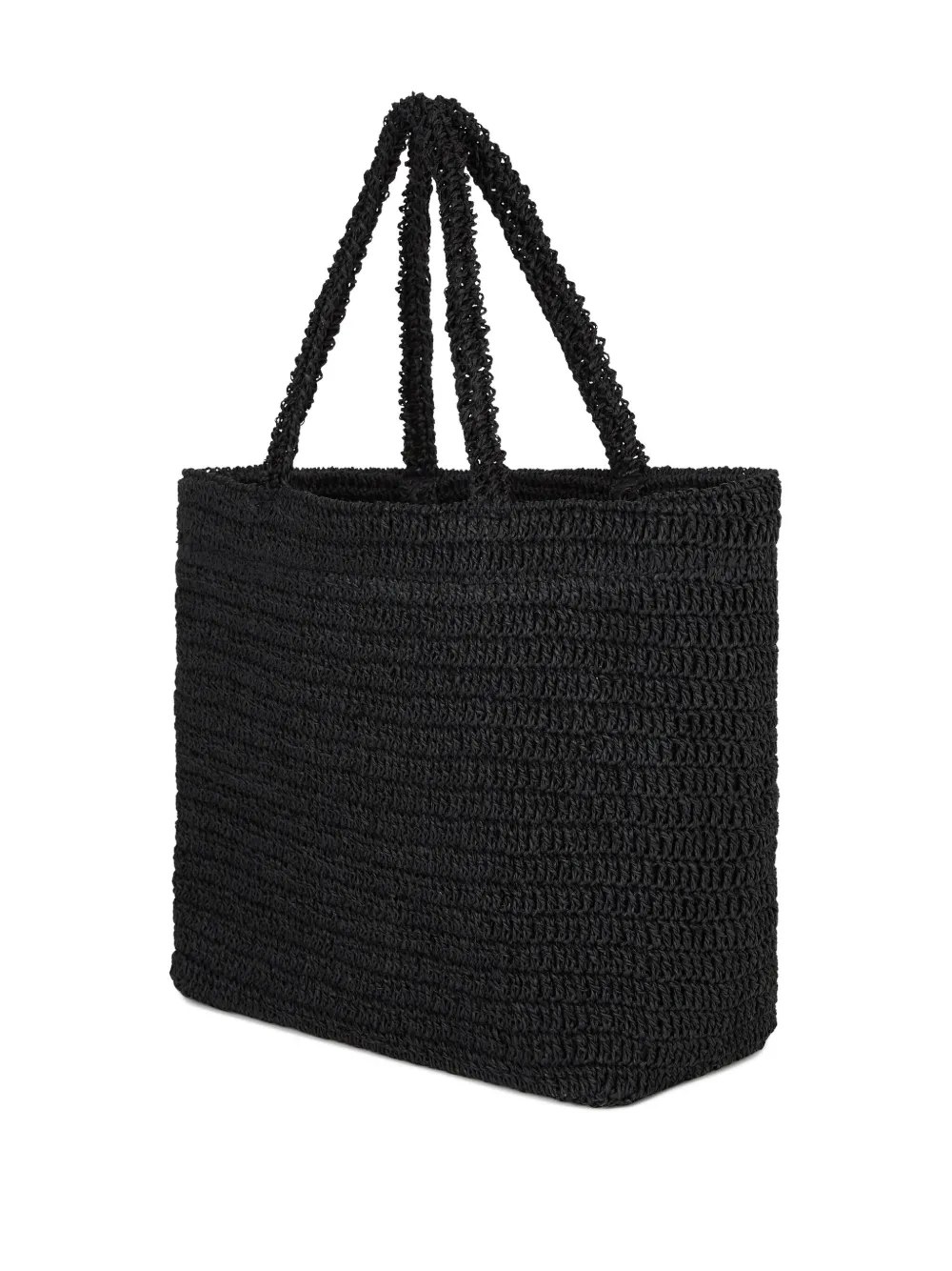 Karl Lagerfeld K Signature gehaakte strandtas Zwart