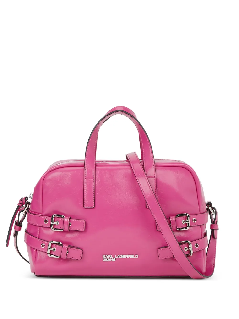 Karl Lagerfeld Jeans totebag i konstläder | rosa | Image 1