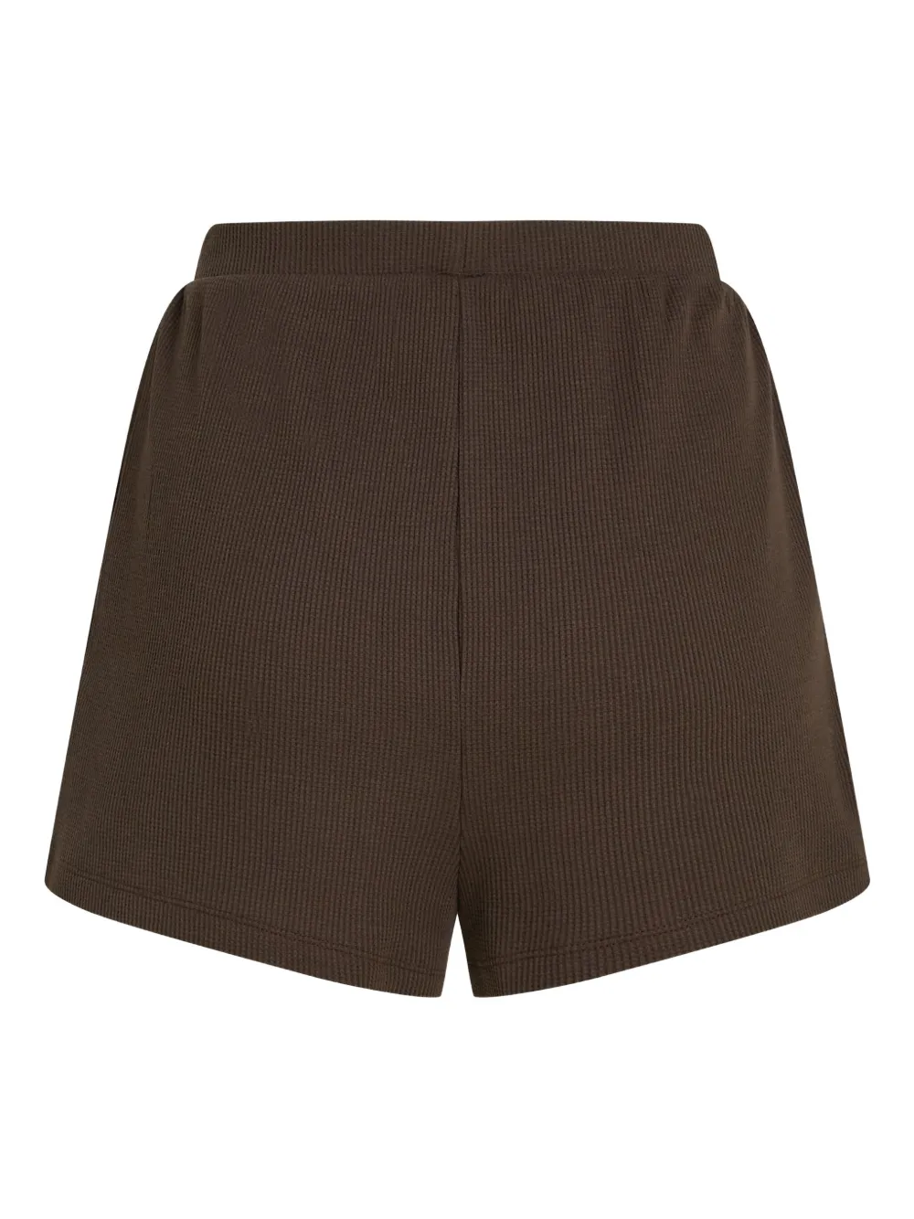 Karl Lagerfeld Crest-embroidered Shorts In Brown