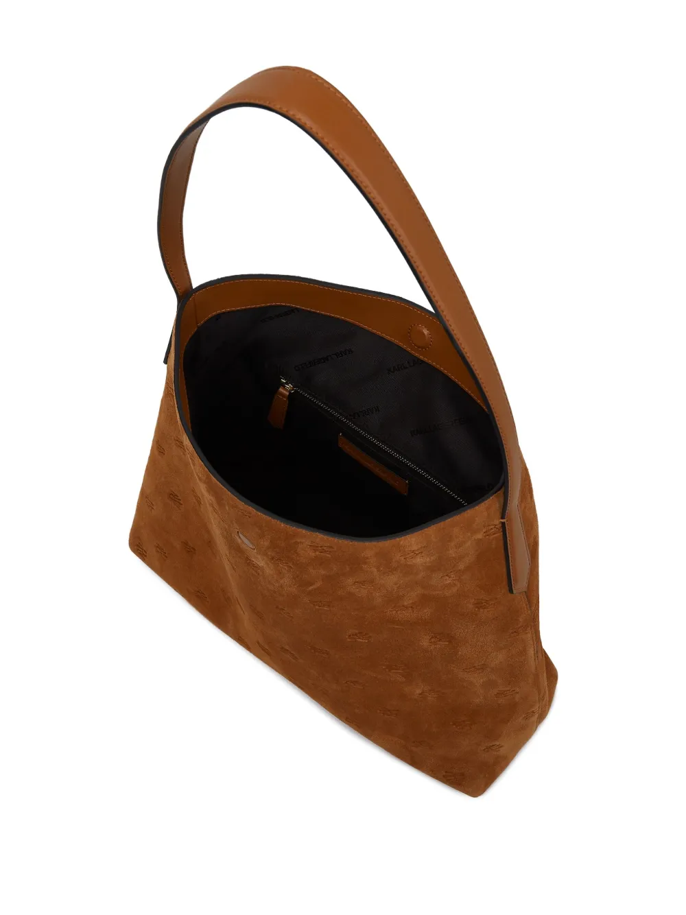 Karl Lagerfeld K/autograph Padlock Tote Bag In Brown