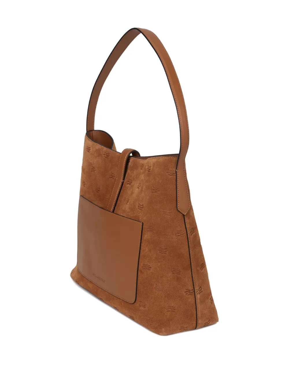 Karl Lagerfeld K/autograph Padlock Tote Bag In Brown