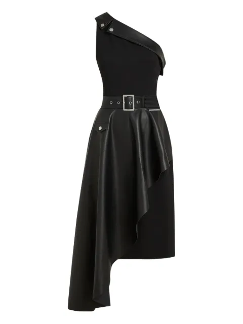 Karl Lagerfeld one-shoulder belted dress