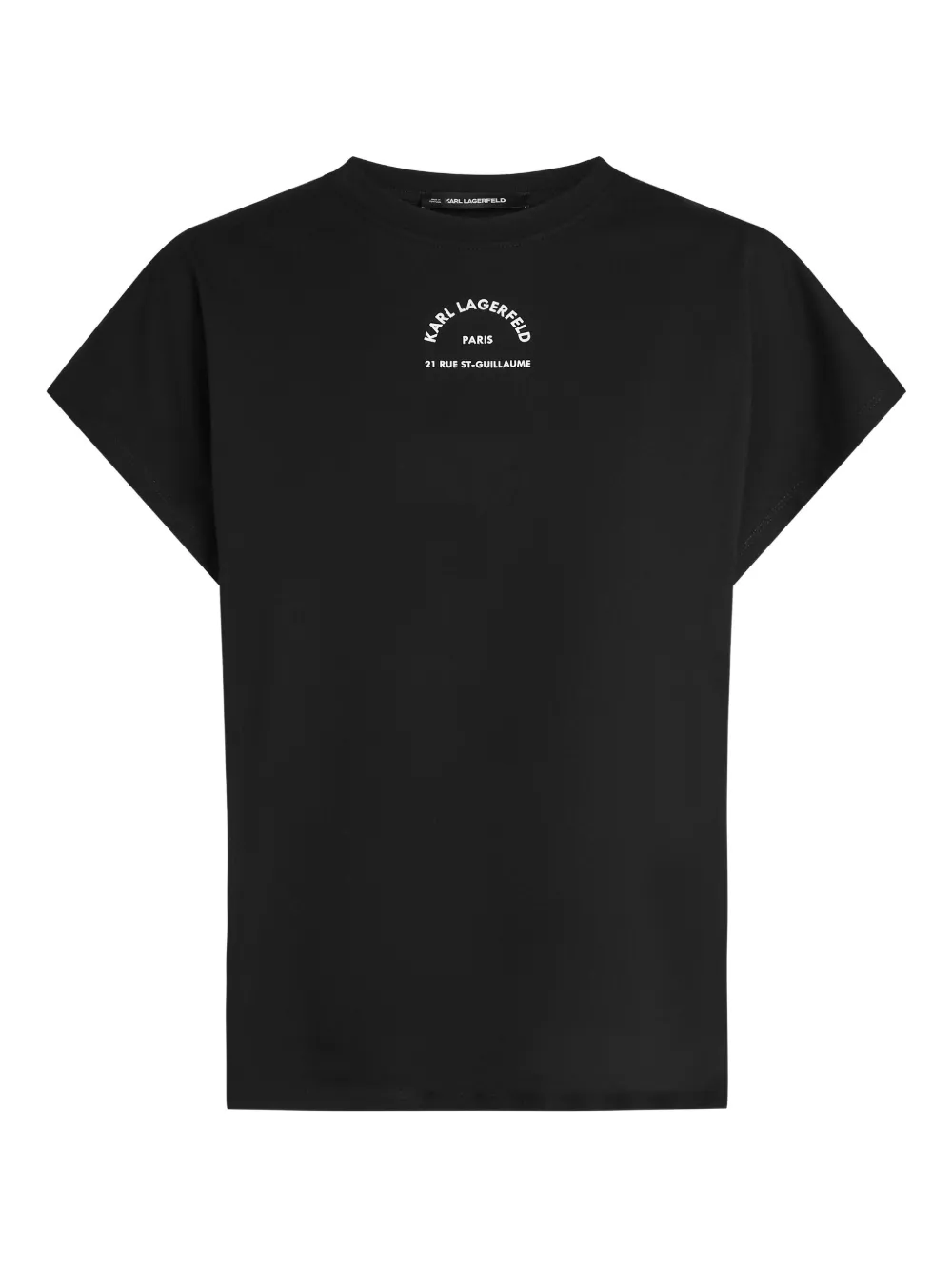 Karl Lagerfeld Rue St-guillaume Short-sleeves T-shirt In Black