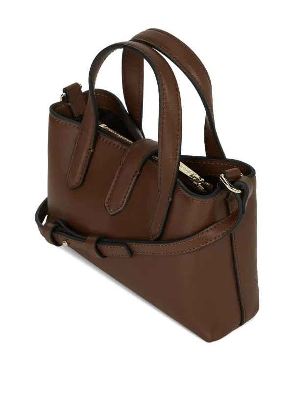 Karl Lagerfeld K/Autograph Padlock Mini Bag | Brown | FARFETCH UZ