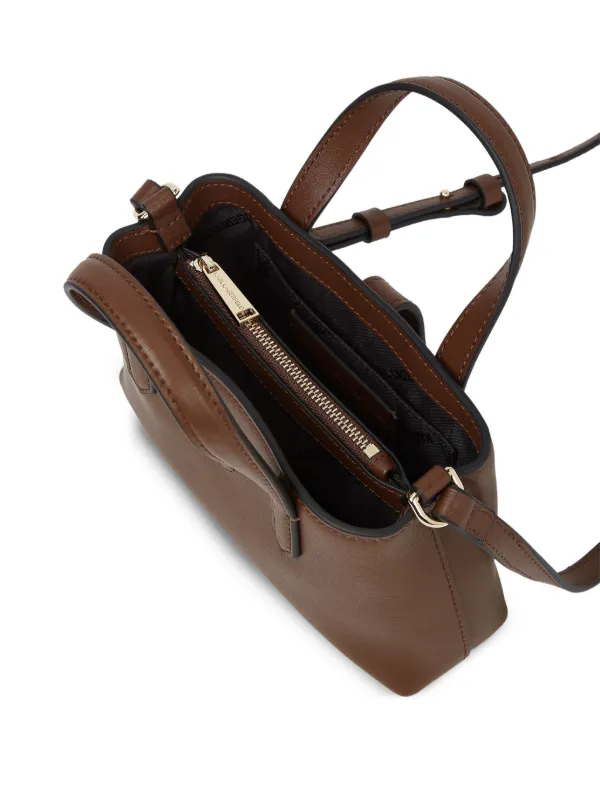 Karl Lagerfeld K/Autograph Padlock Mini Bag | Brown | FARFETCH UZ