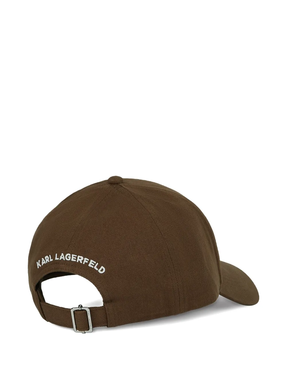 Karl Lagerfeld Signature honkbalpet - Bruin