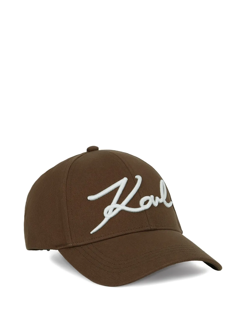 Karl Lagerfeld Signature baseball cap | Brown | Image 1