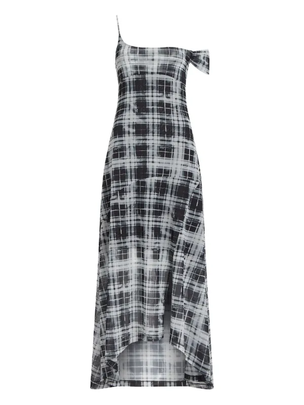 blue sequin dress nordstrom Pre-owned] LIMI feu 23AW PLAID PATTERN DECONSTRUCTED DRESS LJ-D14-128 –  Archive Factory main image 1