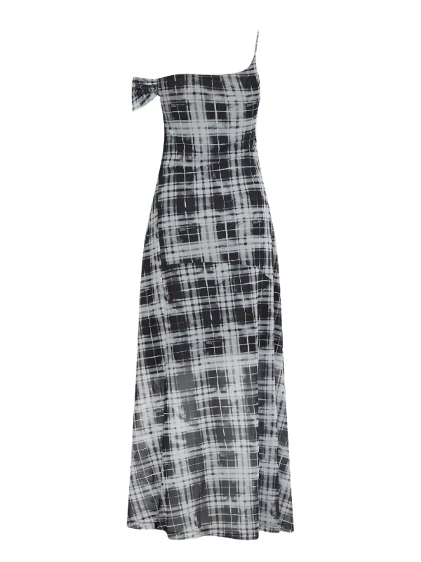 chinese dress ladies Fallin Gingham MAXI DRESS – Yourdarlingstyle main image 0