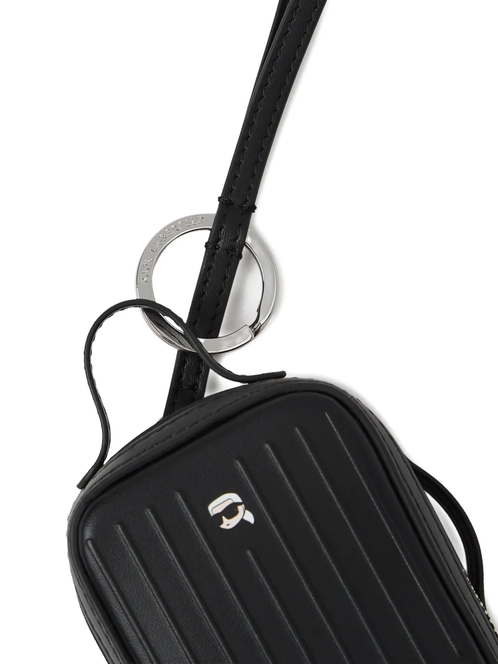 Karl Lagerfeld Ikon koffer bedel Zwart