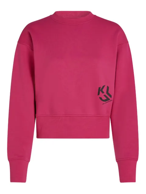 Karl Lagerfeld Jeans monogram-print crew-neck sweatshirt