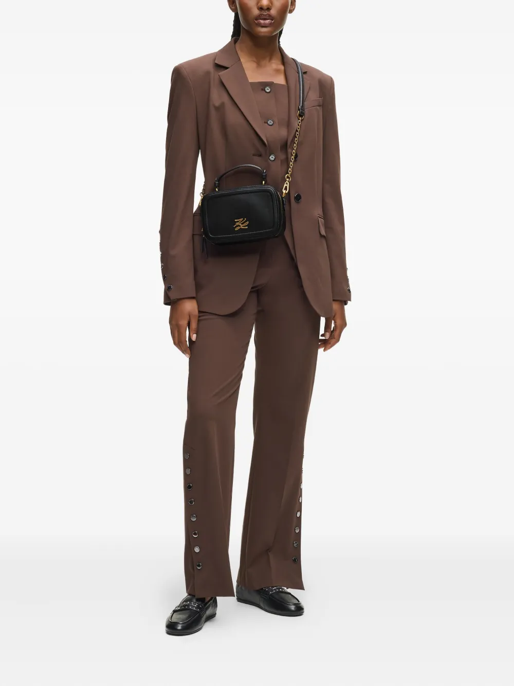 Karl Lagerfeld K Autograph crossbodytas Zwart