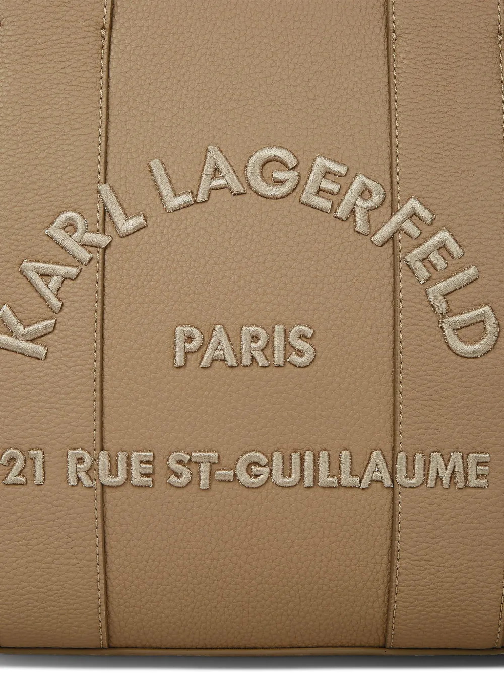 Karl Lagerfeld Medium Rue St-Guillaume shopper Bruin