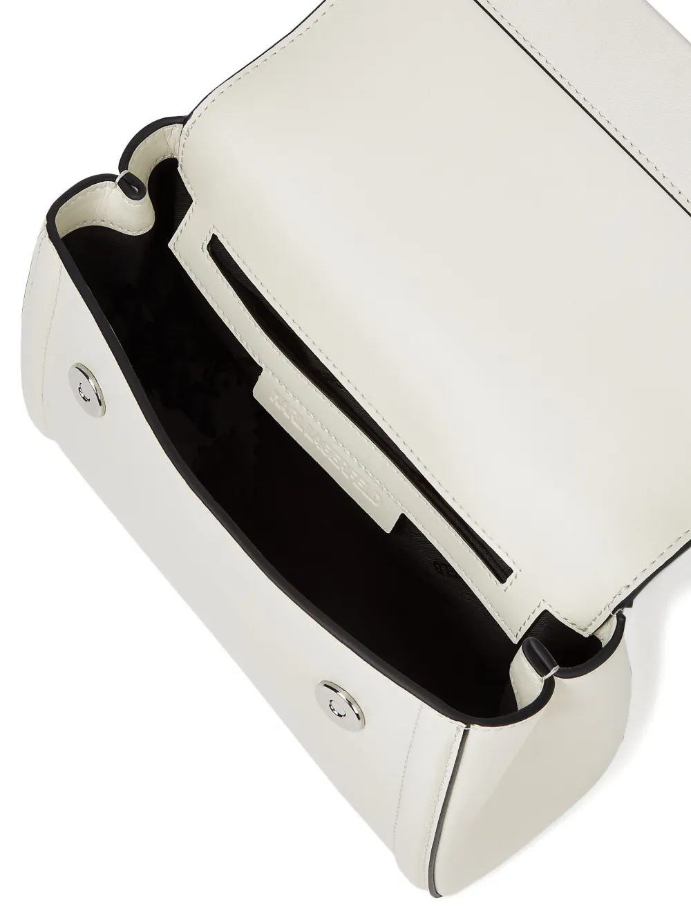 Karl Lagerfeld Logo-plaque Crossbody Bag In White