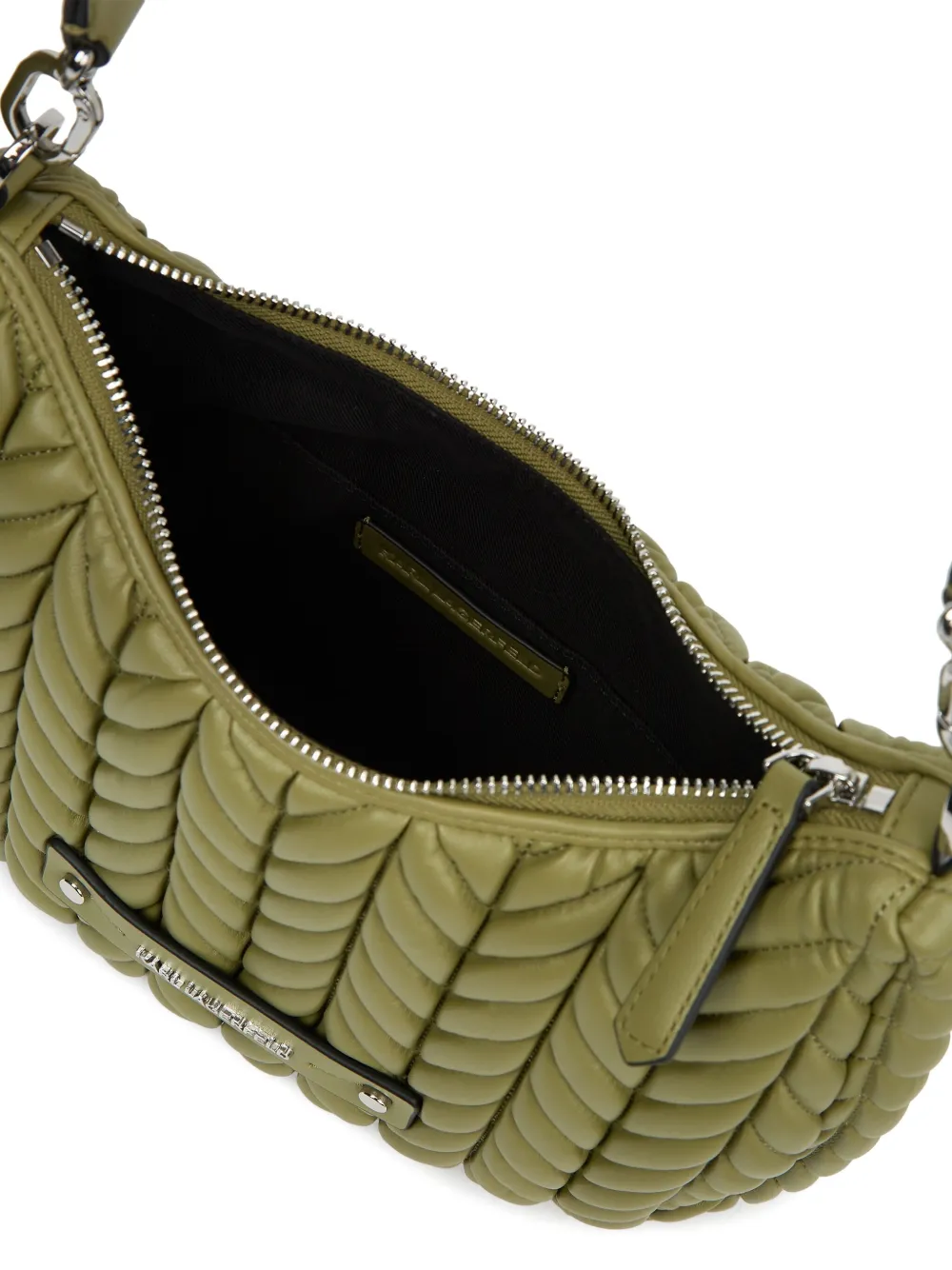 Karl Lagerfeld K Weave kleine shopper Groen