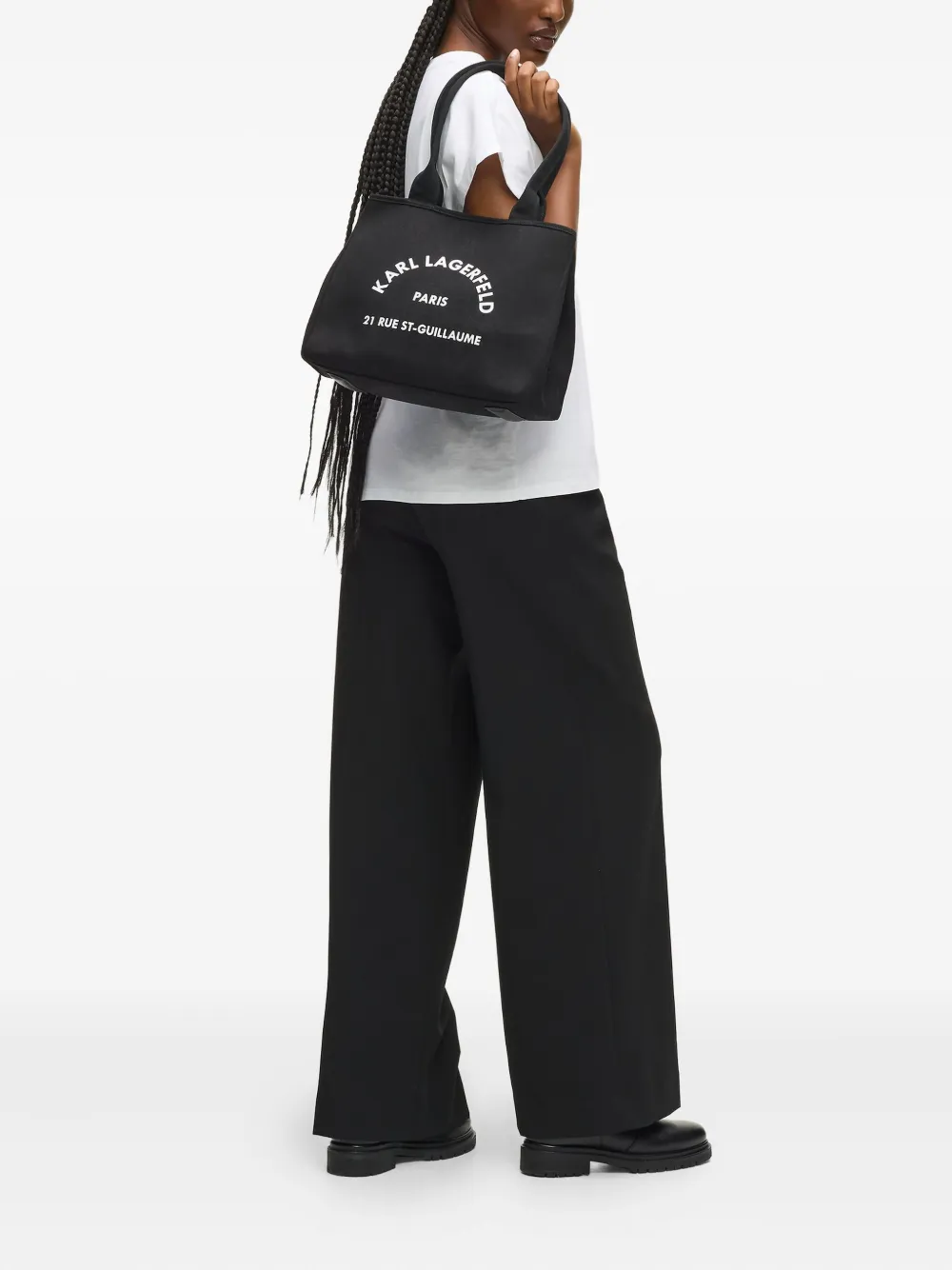 Karl Lagerfeld Rue St-Guillaume shopper - Zwart