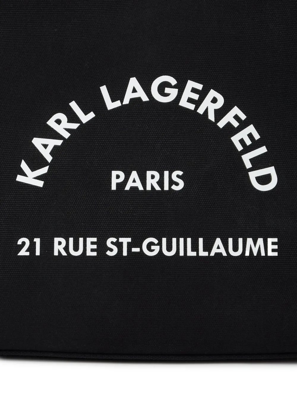 Karl Lagerfeld Rue St-guillaume Tote Bag In Black