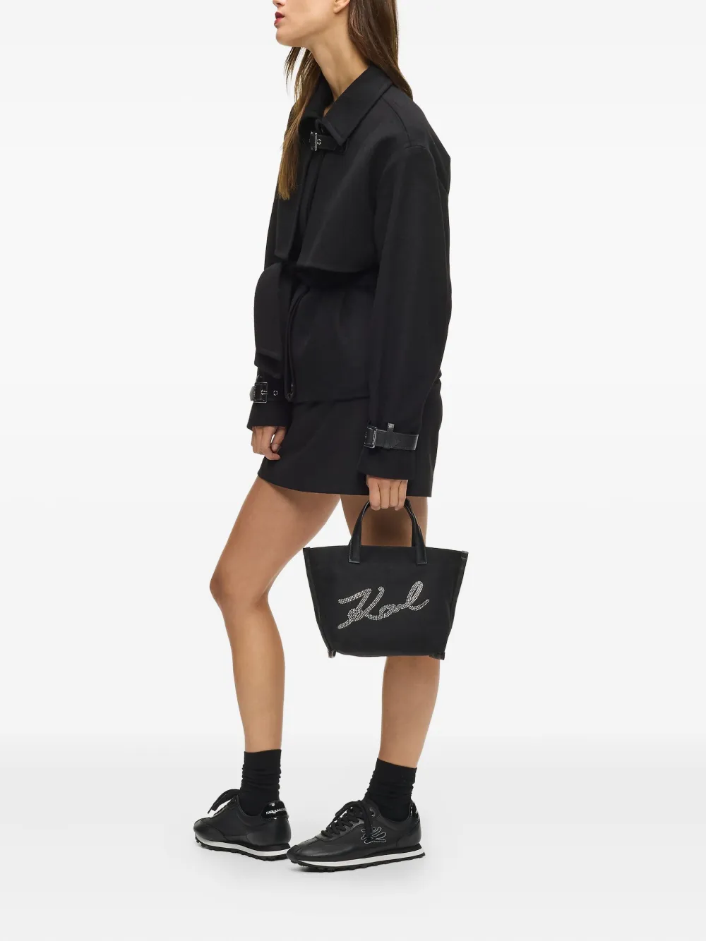 Karl Lagerfeld K/Signature mini-shopper - Zwart