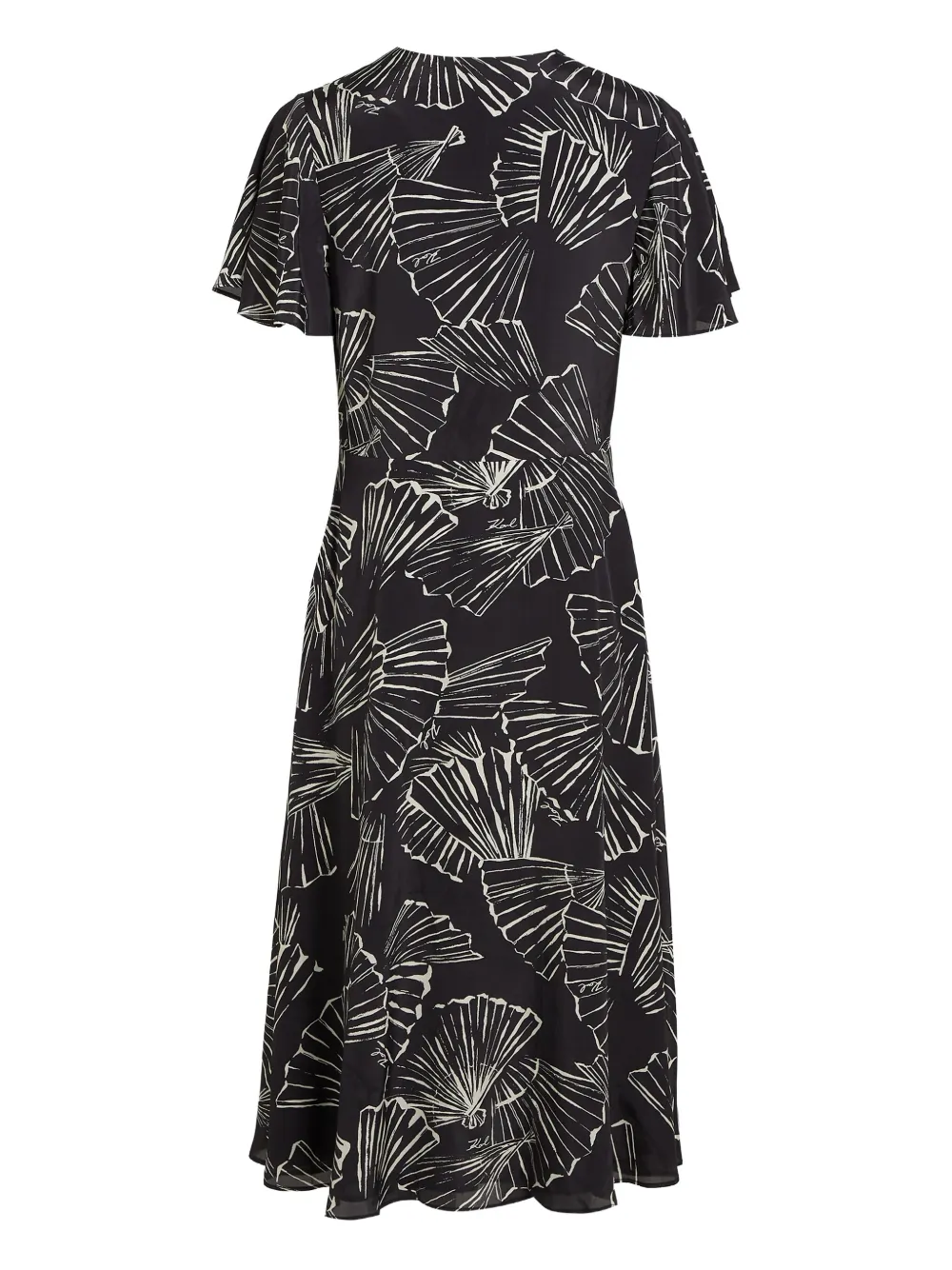 Karl Lagerfeld Jurk met V-hals Zwart