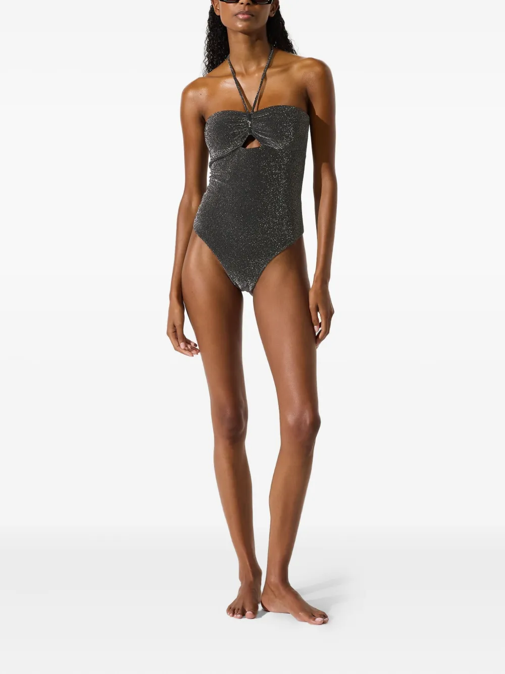 Karl Lagerfeld logo-plaque swimsuit | One-Pieces | Image 2