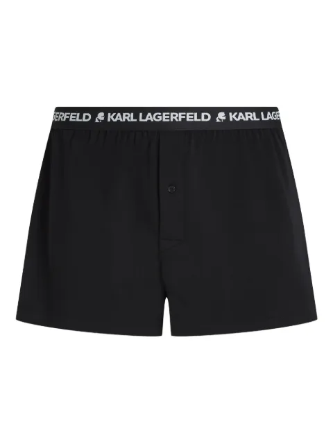 Karl Lagerfeld logo-waistband boxers (pack of three)