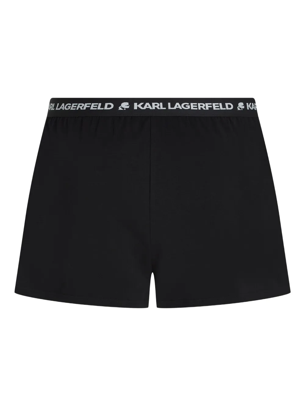 Karl Lagerfeld Drie boxershorts met logoband Zwart