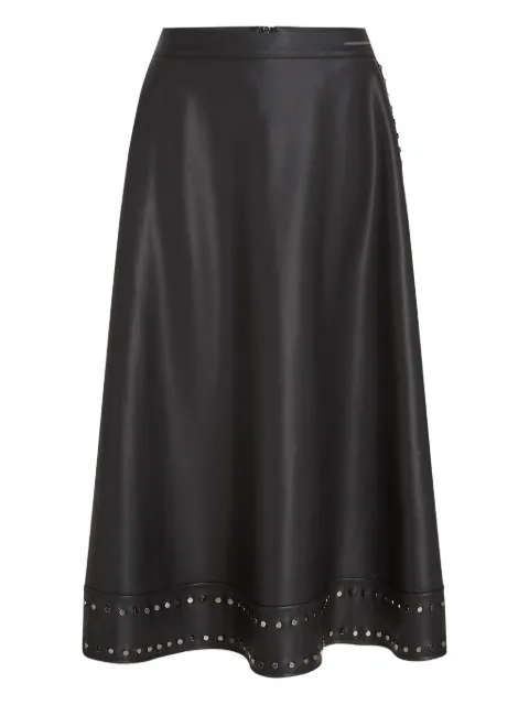 Karl Lagerfeld stud-embellished midi skirt