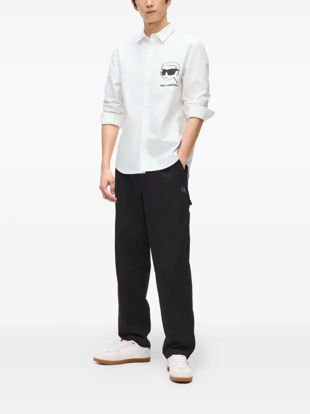 Karl Lagerfeld Ikon overhemd - Wit