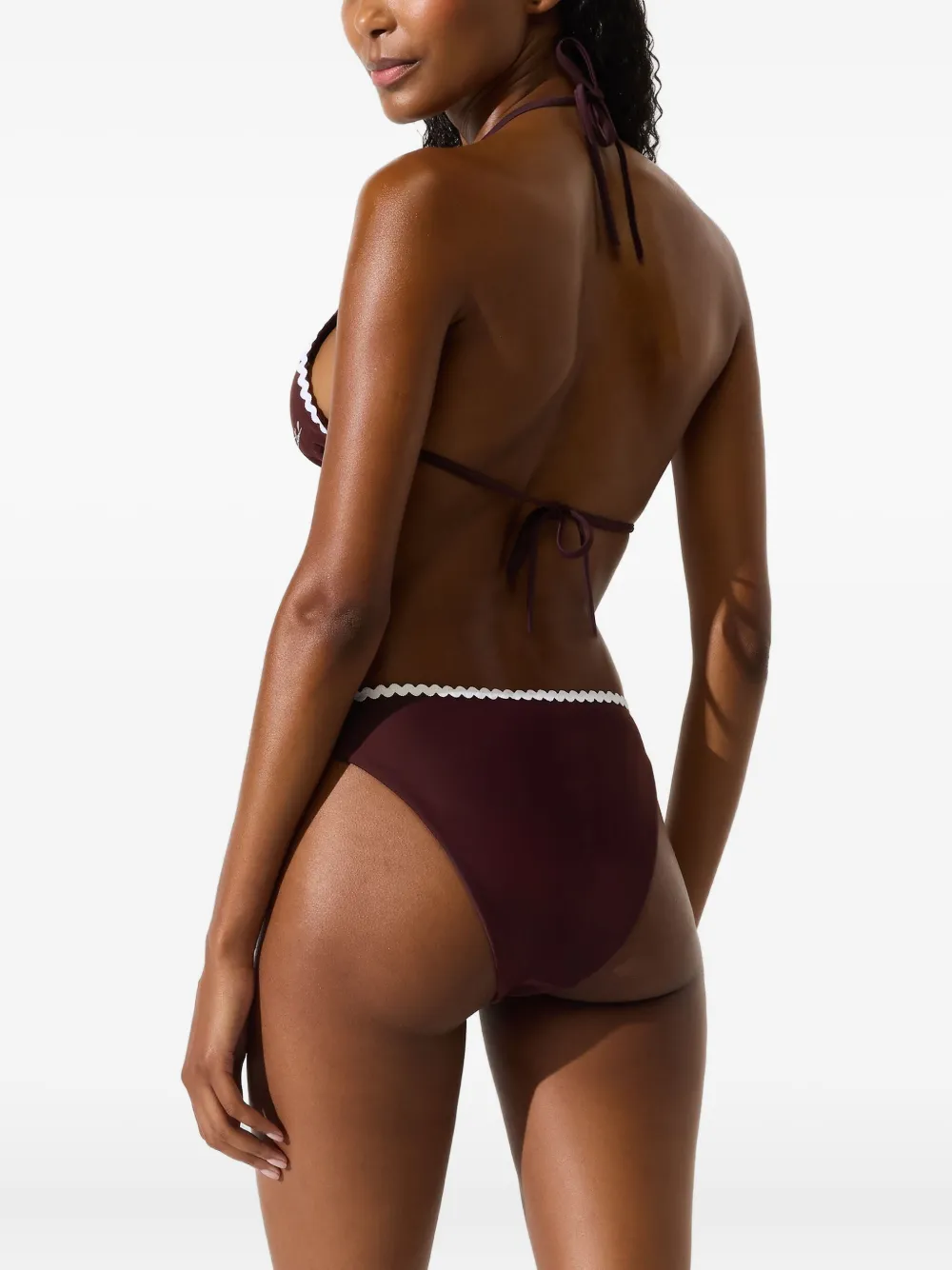 Karl Lagerfeld Bikinitop met gewelfde afwerking Rood