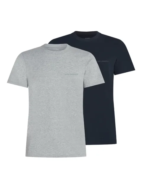 Karl Lagerfeld logo-detail T-shirt (pack of two)