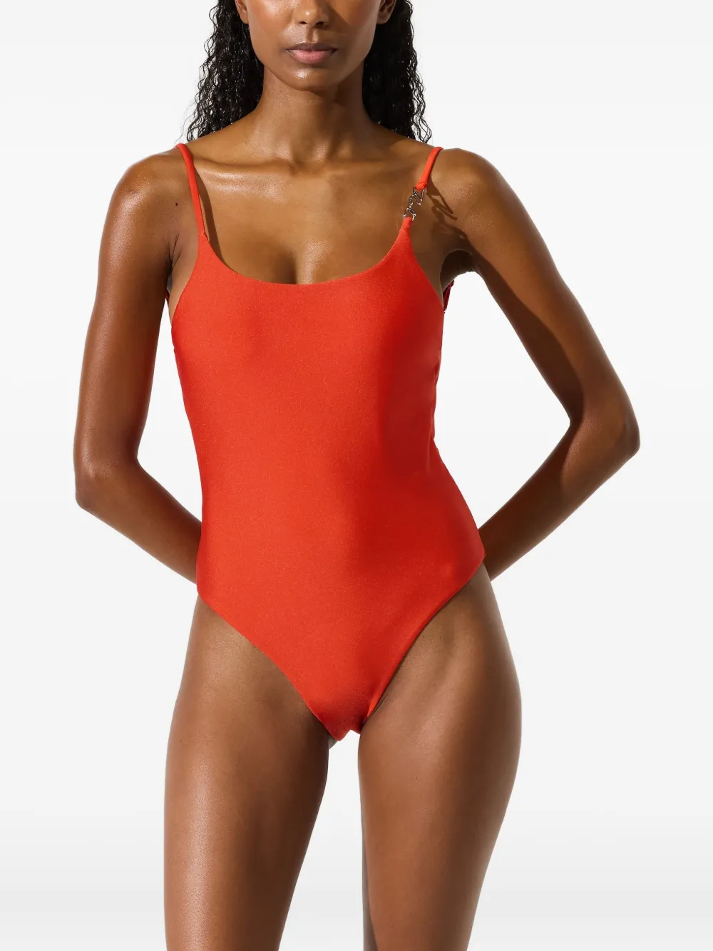 Karl Lagerfeld Cheeky badpak Oranje