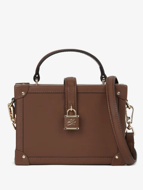 Karl Lagerfeld K/Autograph padlock-detail trunk bag