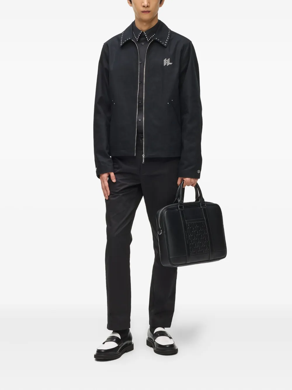 Karl Lagerfeld K/Traveller embossed briefcase | Image 2