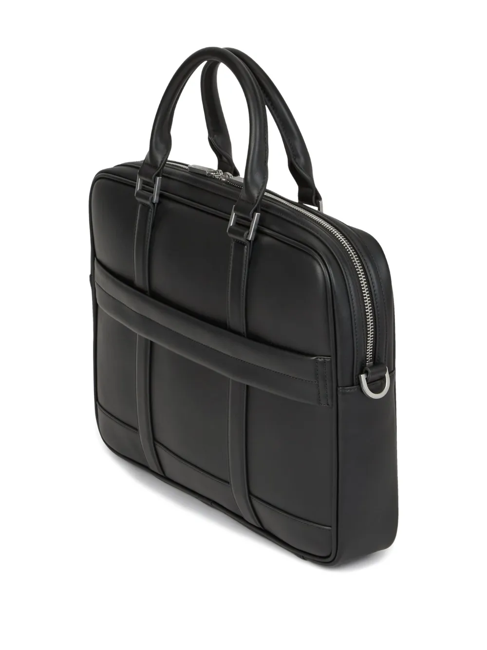 Karl Lagerfeld K Traveller aktetas met reliëf Zwart