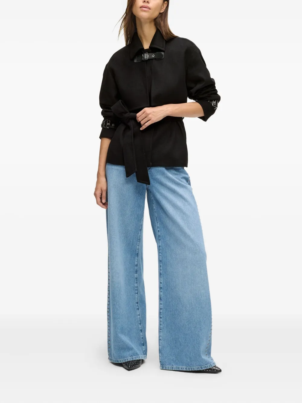 Karl Lagerfeld chamarra con cinturón | Chamarras cortas | Image 2