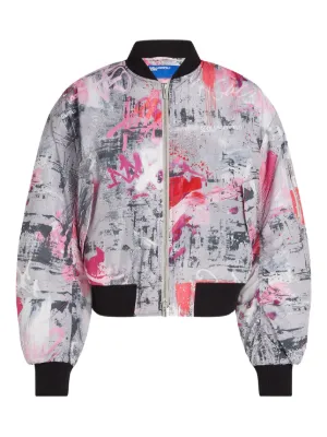 Love Moschino フローラル ジップジャケット | ピンク | FARFETCH JP