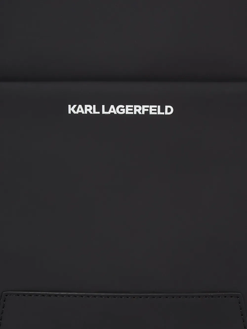 Karl Lagerfeld Tas met logo Zwart