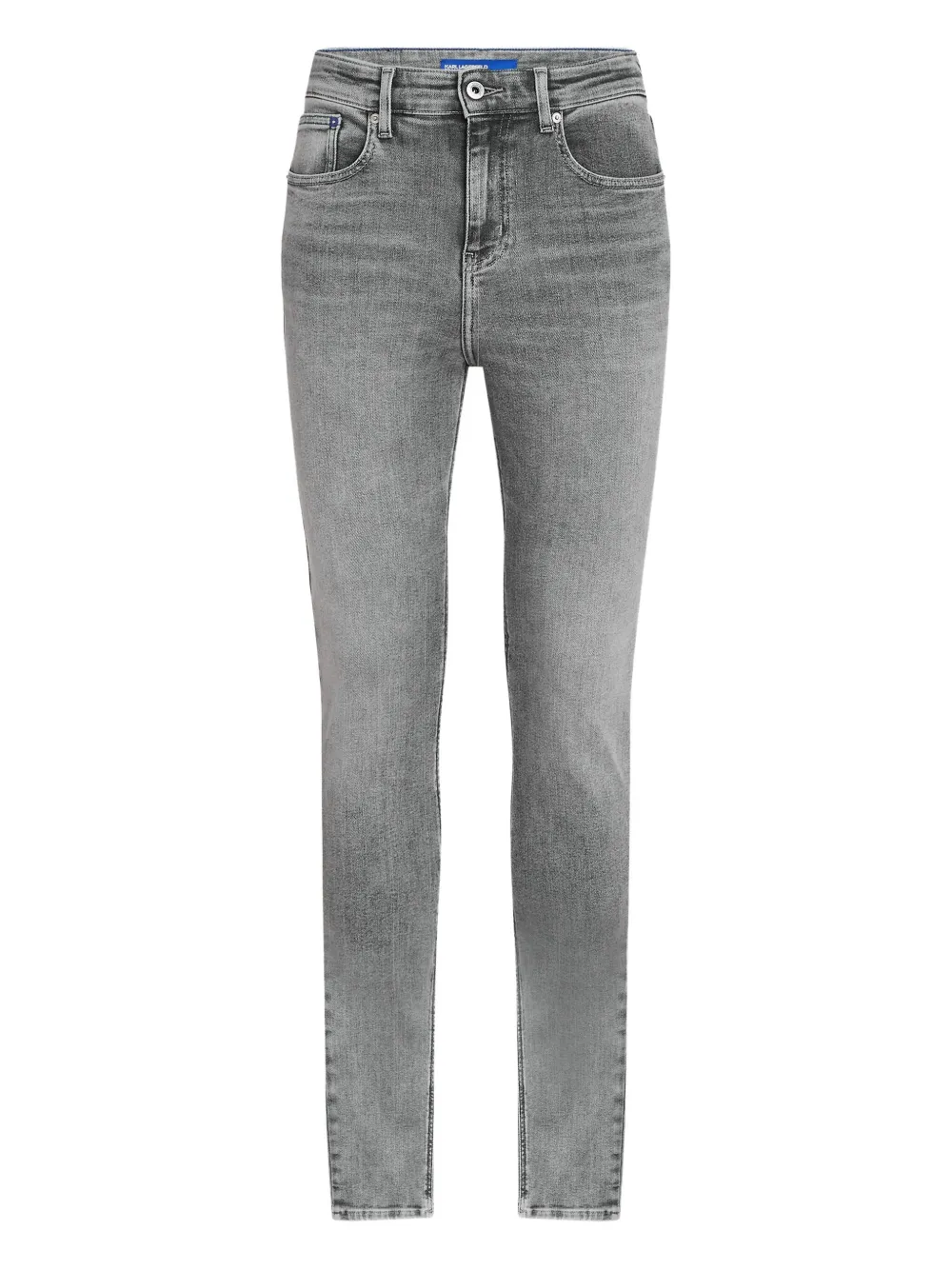 Karl Lagerfeld Jeans skinny jeans con botones | gris | Image 1