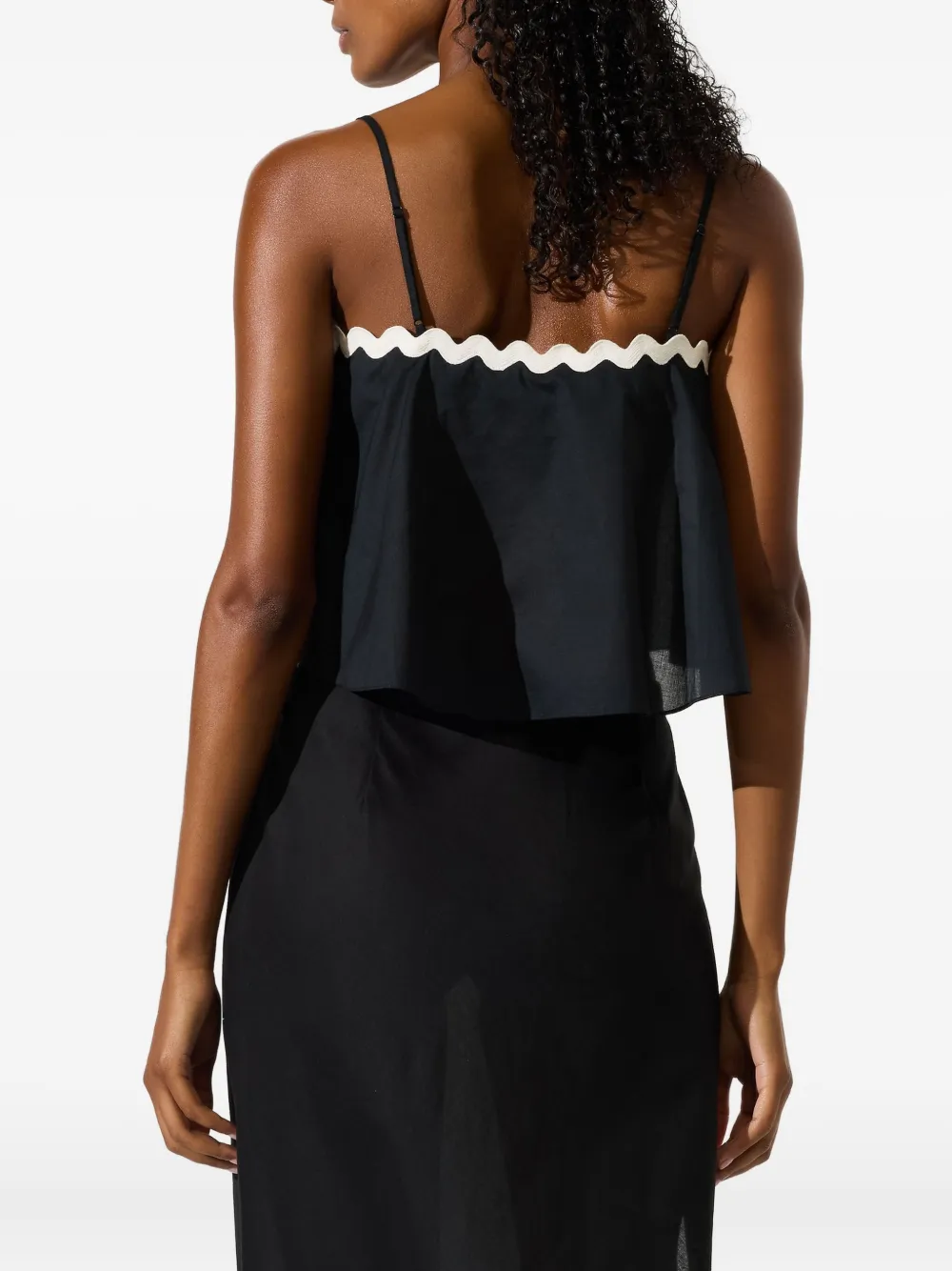 Karl Lagerfeld Cropped top Zwart