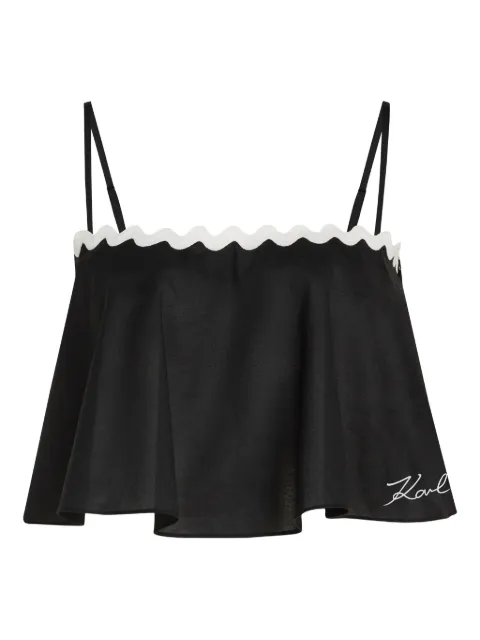 Karl Lagerfeld cropped top