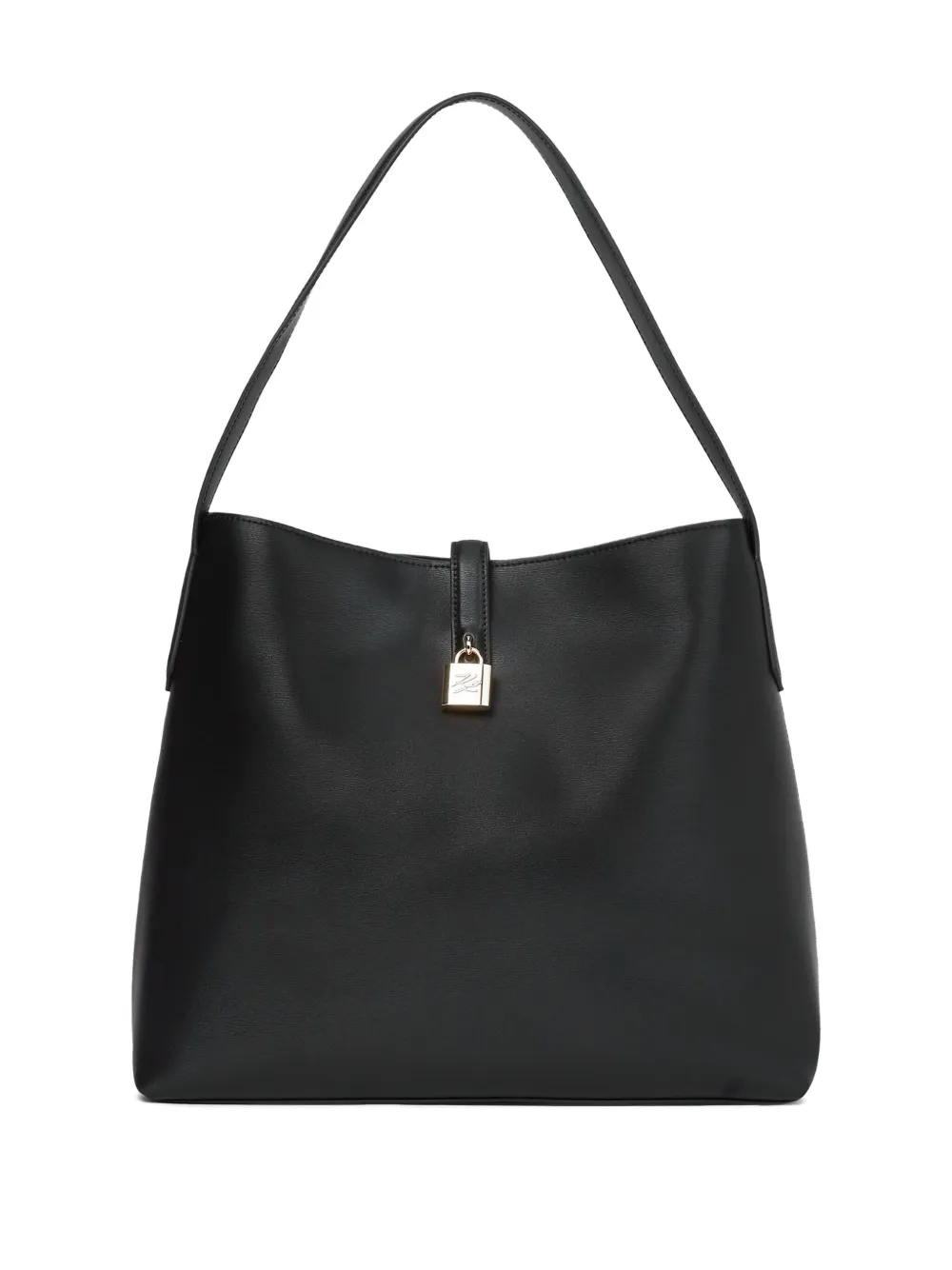 Karl Lagerfeld Borsa tote K/Autograph con lucchetto - Nero