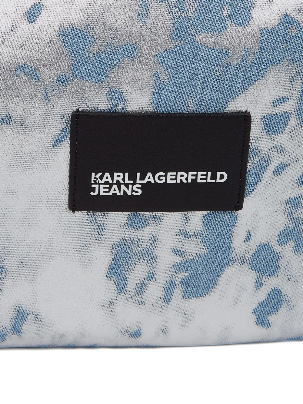 Karl Lagerfeld Jeans Spijker schoudertas Zilver