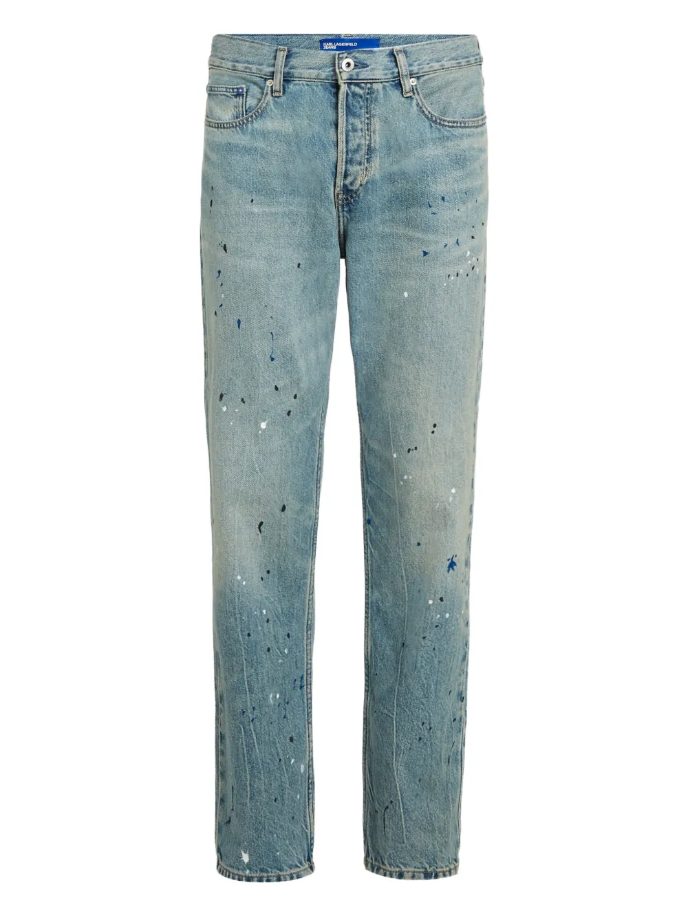 Karl Lagerfeld Jeans logo-patch jeans | Blue | Image 1
