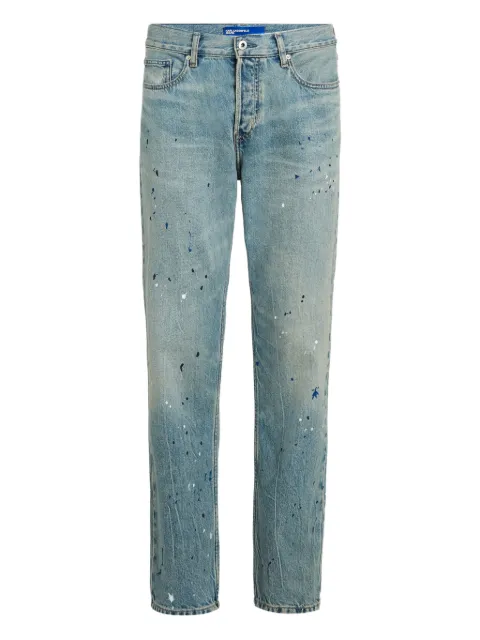 Karl Lagerfeld Jeans logo-patch jeans