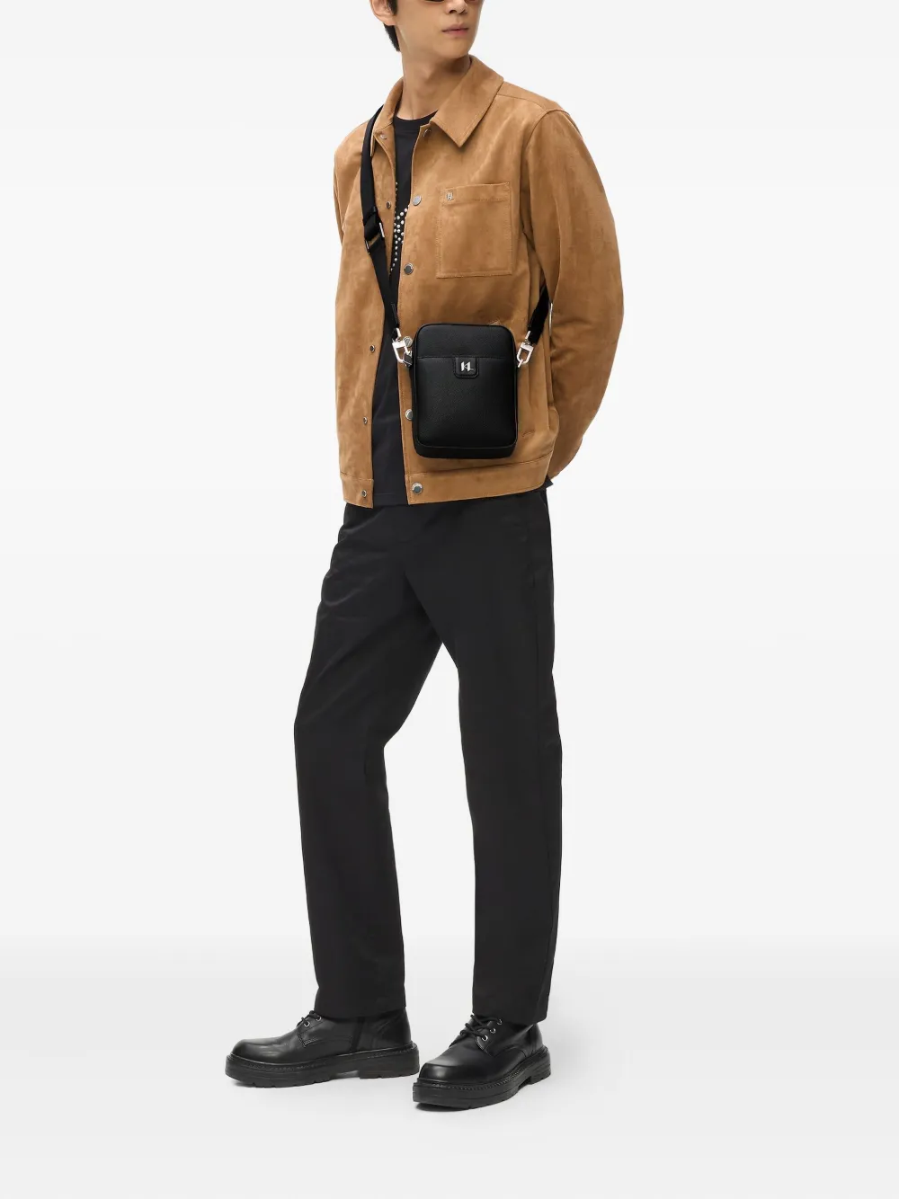 Karl Lagerfeld Leren tas - Zwart