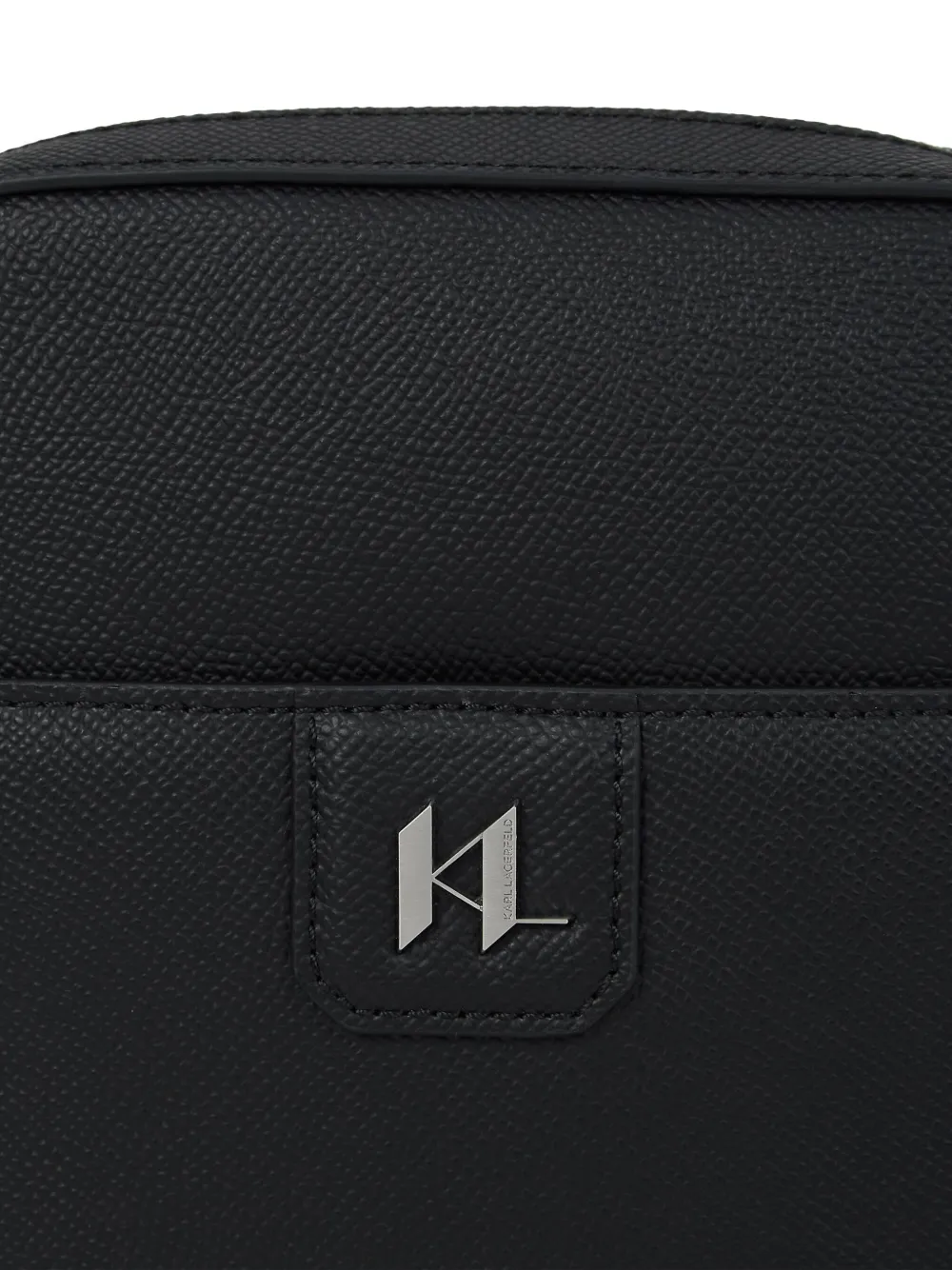 Karl Lagerfeld Leren tas Zwart