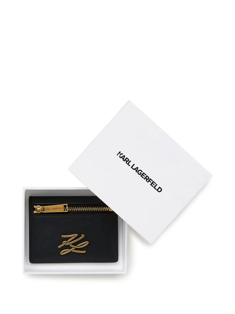 Karl Lagerfeld K/autograph Cardholder In Black